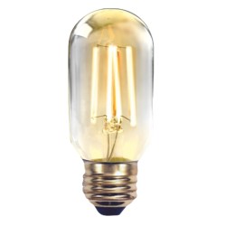 Bombilla led silver electronic filamento edison tubo 2w 20w - e27 - 2.200k - 320º - 220 lm - luz extra calida - a++