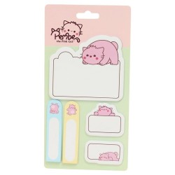 Blister Post-Its Pembe The Pink Cat