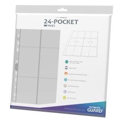 Carpeta transparente ultimate guard de 24 bolsillos y cuatro filas de páginas - carga lateral (10)