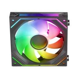 Ventilador mars gaming mflinkfinity 120mm argb negro