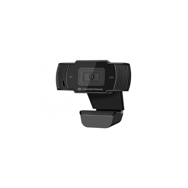 Webcam hd conceptronic amdis03b - 720p ( 1080p interpolado) - usb 2.0 - 30 fps - angulo vision 68º - microfono integrado