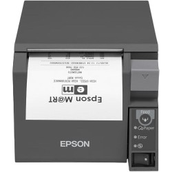 Impresora ticket epson tm - t70ii termica directa usb + serie gris oscuro