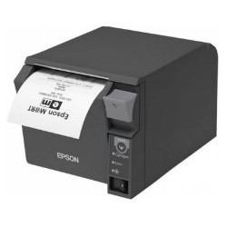 Impresora ticket epson tm - t70ii termica directa usb + red ethernet negra