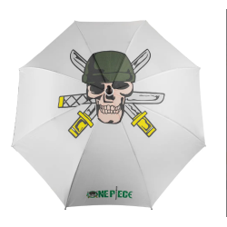 Paraguas blanco one piece zoro