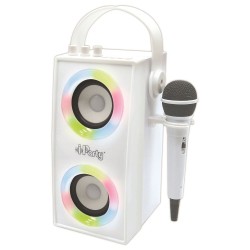 Altavoz portatil con microfono y efectos de luces