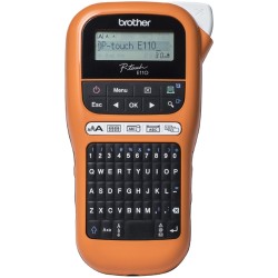 Rotuladora brother pte110vp lcd - 2 lineas - teclado qwerty - teclado numerico