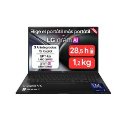 Portatil lg gram 16z90tl - g u7 - 258v - 32gb - ssd512gb - 16 pulgadas - w11h