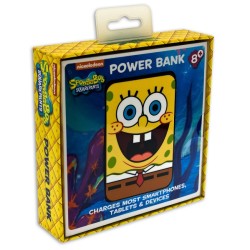 Power Banks 5000Mah Bob Esponja (Smartphones/Tableta/Dispositivos)