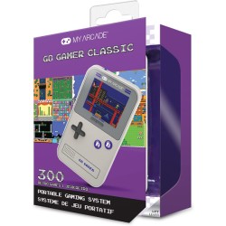 My Arcade Player Retro Arcade Go Gamer Classic Blanca/Lila (300 Games)