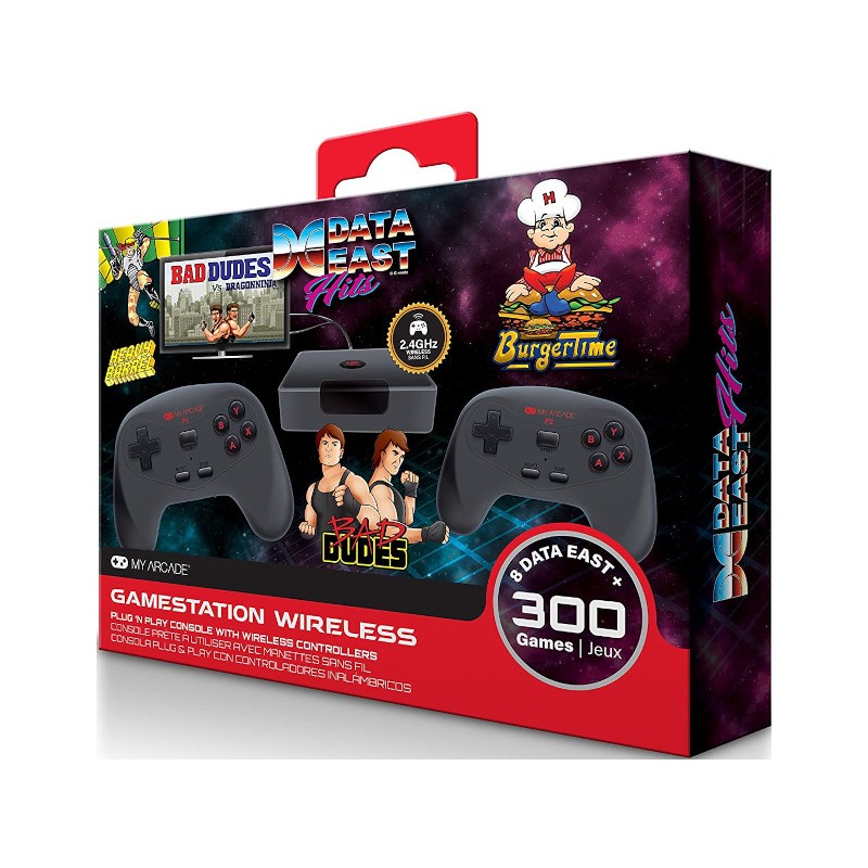 My Arcade Player Retro Arcade Gamestation + 2 Controller Wireless (250 Games)