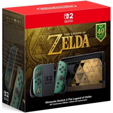 Nintendo Switch 2 Edicion Zelda 40 Aniversario (Imp)