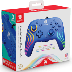 Pdp Afterglow Wave Wired Controller Blue (Azul) ( Switch 2 )