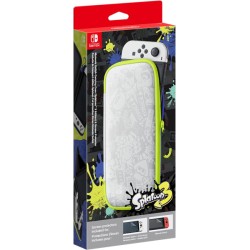 Carrying Case (Funda + Protector Lcd) Edicion Splatoon 3 (Oled) (Imp)
