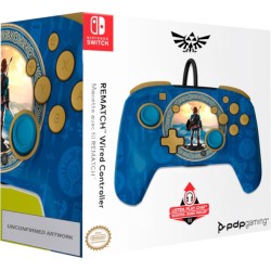 Pdp Rematch Wired Controller Zelda Hyrule Blue ( Switch 2 )