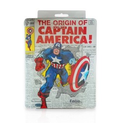 Pdp Carcasa Folio Capitan America Con Funcion Stand (Ipad2/3)