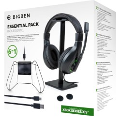 Bigben Essential Pack 5 In 1 (Headset/Stand Headset Bateria Recargable/Cable Usb 3M/Grips)