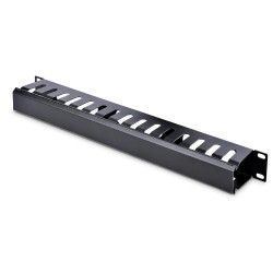 Panel canaleta de cables startech para rack 1u