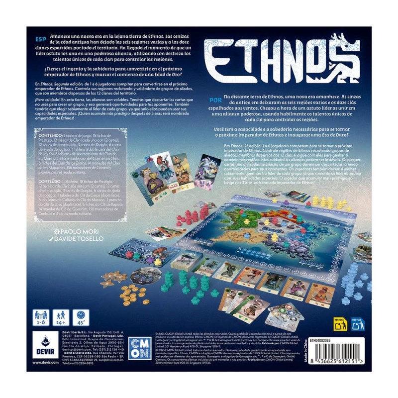 Juego de mesa ethnos